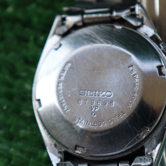 RARE Vintage Seiko 5 Automatic Watch – 21 Jewels - Silver Dial - Picture 6 of 7